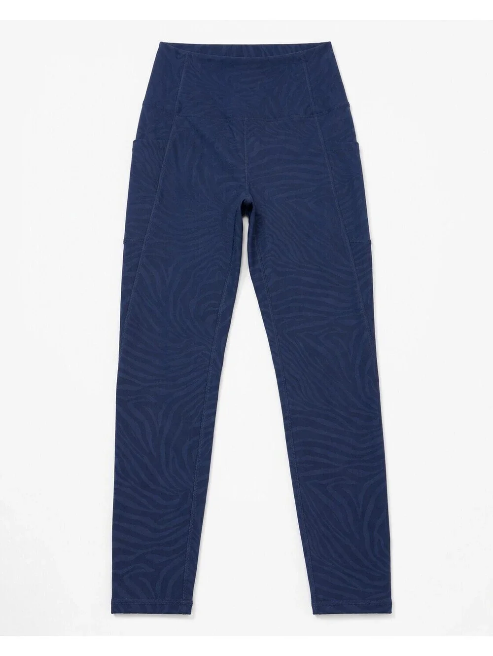 GapFit PowerMove High Rise Ankle Leggings Navy Print Women’s XS